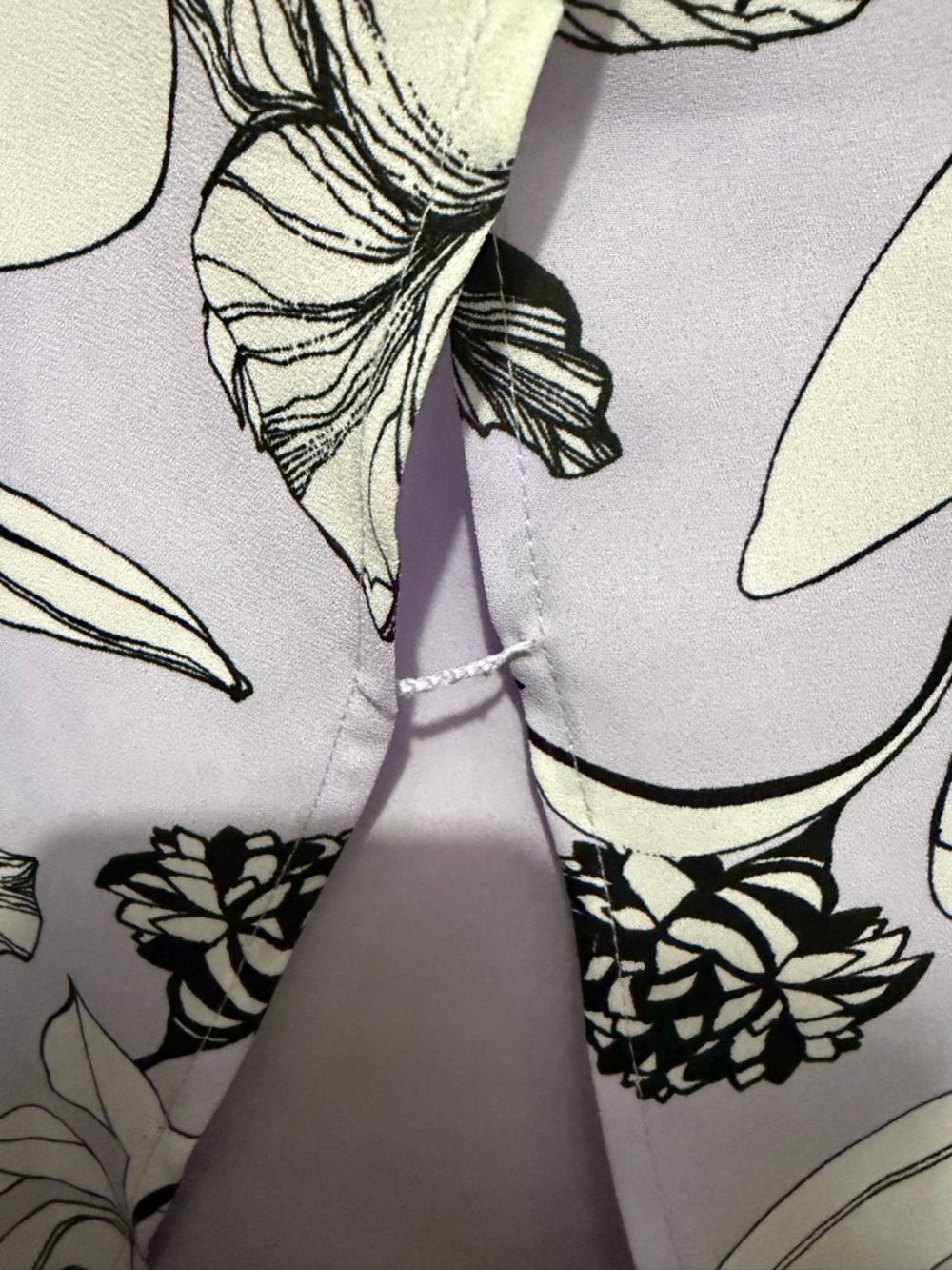 Apt. 9 - Drape Black Floral Blouse - Picture 9 of 9